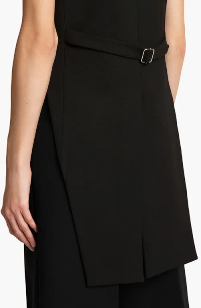 Khaite Orville Double-breasted Tuxedo Vest In Black