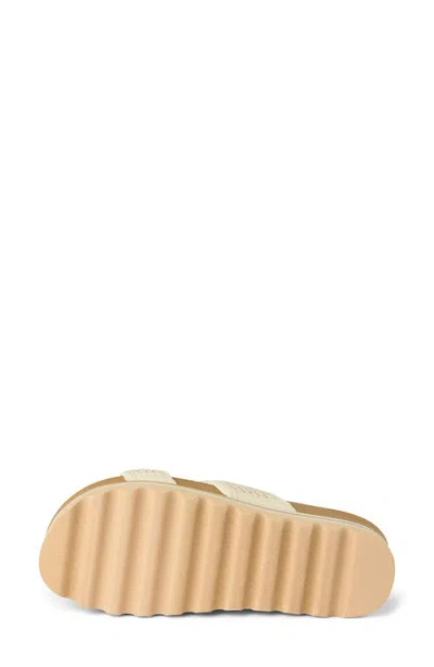 Reef Cushion Vista Hi Slide Sandal In Vintage Raffia