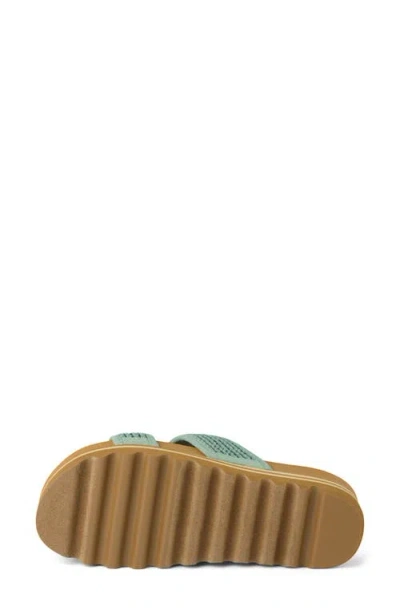 Reef Cushion Vista Hi Slide Sandal In Frosty Raffia