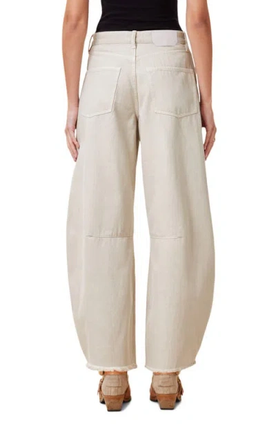 Allsaints Jett Barrel Jeans In Cream White