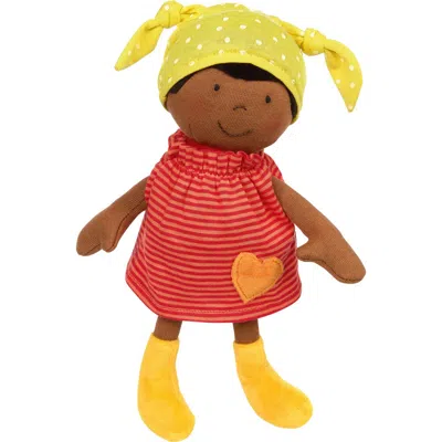 Sigikid Plush Doll With Red Outfit In Multicolored