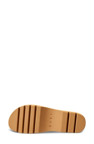 Reef Vista Higher Lennox Platform Flip Flop In Black/tan