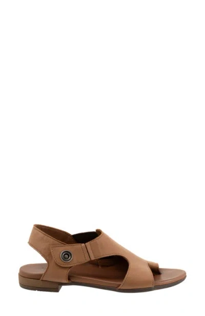 Bueno Tessie Toe Loop Sandal In Walnut