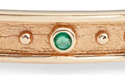 Anzie Dew Drop Méditerranée Bangle Bracelet In Emerald