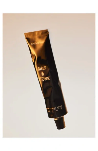 Salt & Stone Black Rose & Oud Nourishing Hand Cream With Niacinamide + Seaweed Extract 2 oz / Fillsizesequence:1 In Black Rose & Oud