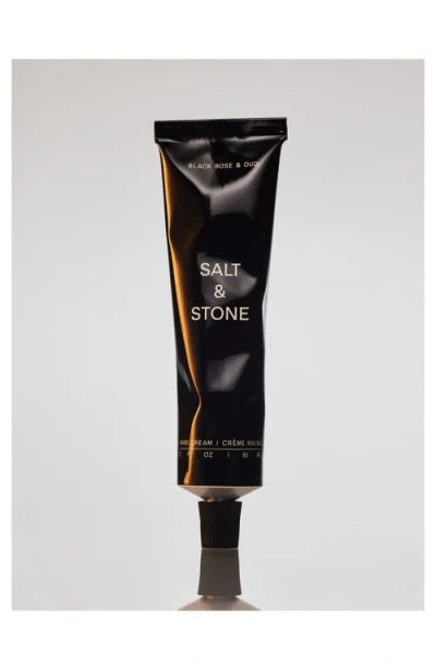 Salt & Stone Black Rose & Oud Nourishing Hand Cream With Niacinamide + Seaweed Extract 2 oz / Fillsizesequence:1 In Black Rose & Oud
