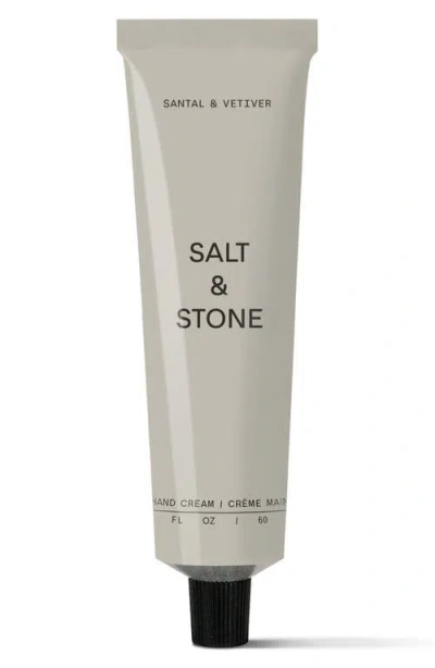Salt & Stone Santal & Vetiver Hand Cream In Santal & Vetiver
