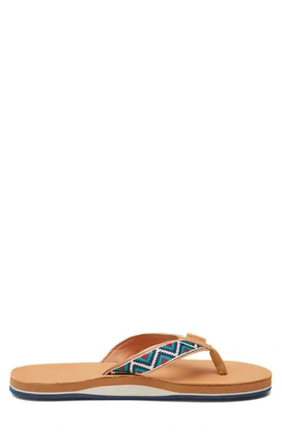 Hari Mari Fields Camino Flip Flop In Wheat