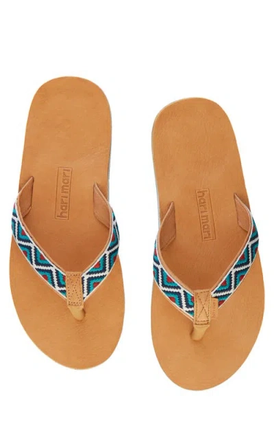 Hari Mari Fields Camino Flip Flop In Wheat