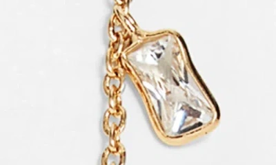 Set & Stones Aspen Cubic Zirconia Hand Chain In Gold
