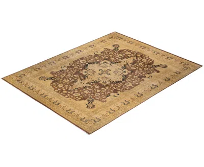 Adorn Hand Woven Rugs Mogul M1395 9'1''x11'10'' Area Rug In Brown