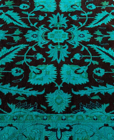 Adorn Hand Woven Rugs Fine Vibrance M1444 4'3''x6'3'' Area Rug In Blue