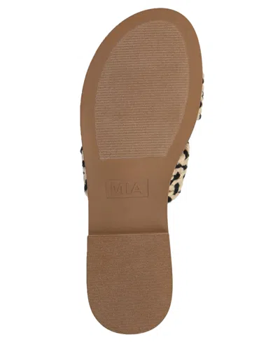 Mia Women's Poet Sandals In Black Natural In Neutral