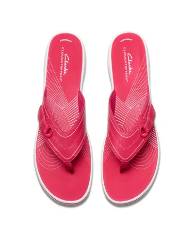 Clarks Cloudsteppers Women's Breeze Reyna Sandals In Raspberry
