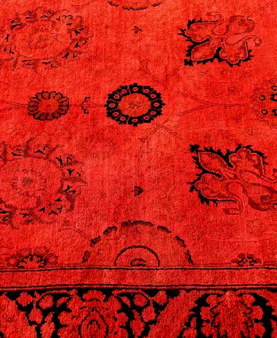 Adorn Hand Woven Rugs Fine Vibrance M1447 3'x8'5'' Runner Area Rug In Orange