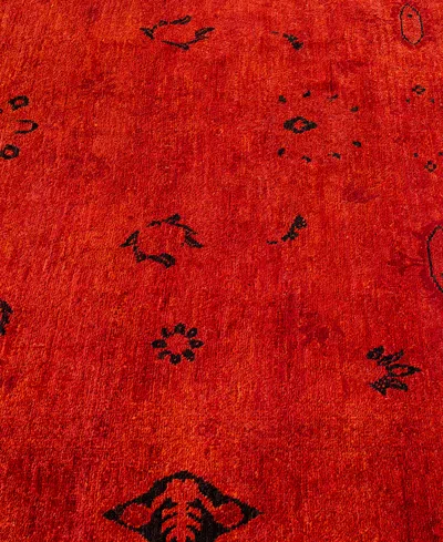 Adorn Hand Woven Rugs Fine Vibrance M1400 6'1''x9'10'' Area Rug In Orange