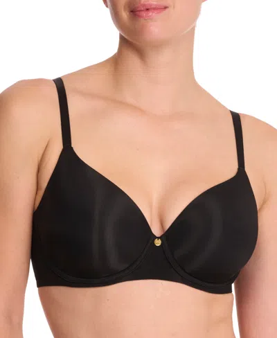 Natori Cloud Comfort Back Smoothing T-shirt Bra Black In Black