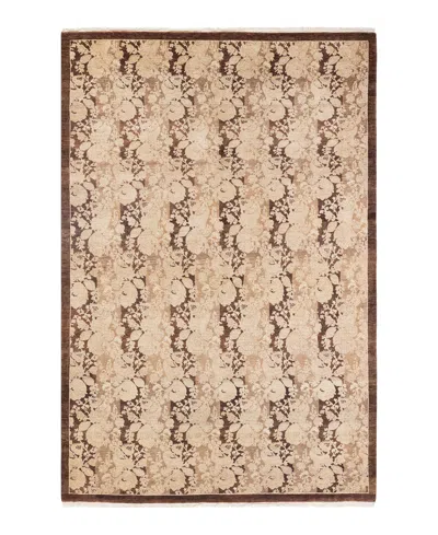 Adorn Hand Woven Rugs Mogul M1543 5'2''x7'10'' Area Rug In Brown