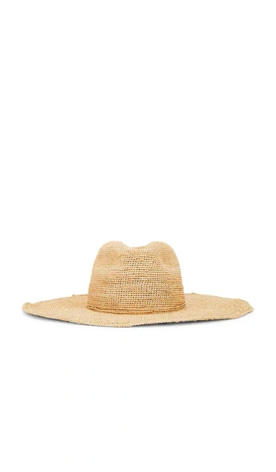 Florabella Brayden Straw Hat In 自然色 & 银色