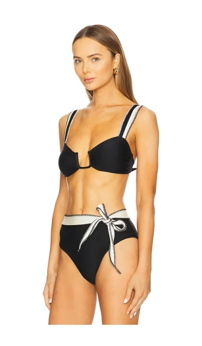 Boamar Chloe Bikini Bottoms In Black & White