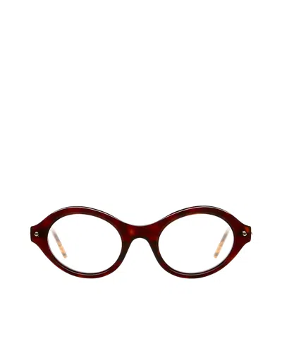 Kuboraum Full Frame Plain Mirror In Brown