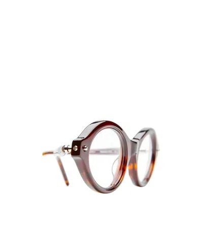 Kuboraum Full Frame Plain Mirror In Brown