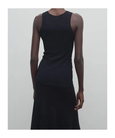 The Row Sleeveless Vest In Black