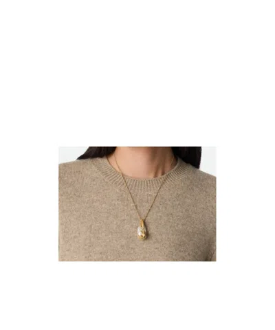 Bottega Veneta Rana Embellished Gold-plated Necklace