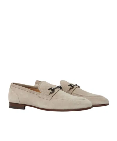 Scarosso Alessandro Loafers In Sand - Suede