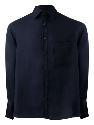 Misci Vento Shirt In Blue