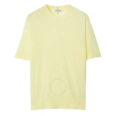 Burberry Crew Neck Dropped Shoulder Cotton T-shirt