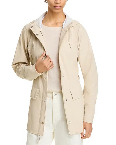 Rains Curve Jacket In Dune