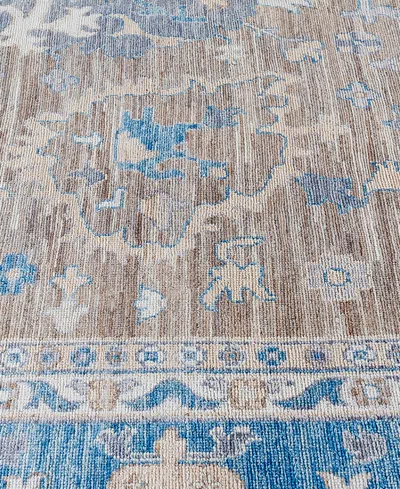 Adorn Hand Woven Rugs Colorful Oushak M1945 8'9''x12'2'' Area Rug In Brown