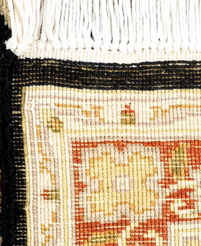 Adorn Hand Woven Rugs Mogul M1377 2'6''x11'10'' Runner Area Rug In Black