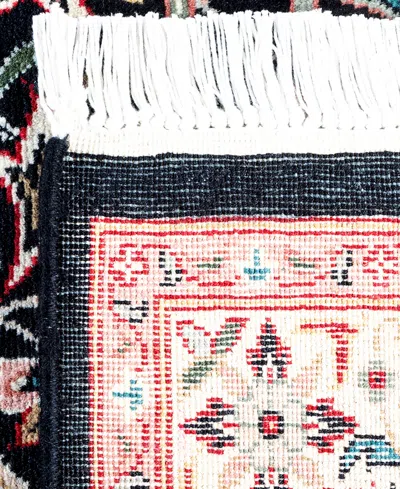 Adorn Hand Woven Rugs Mogul M1171 2'8''x12'3'' Runner Area Rug In Black