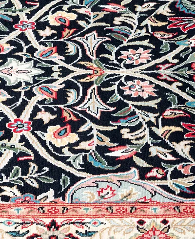 Adorn Hand Woven Rugs Mogul M1171 2'8''x12'3'' Runner Area Rug In Black