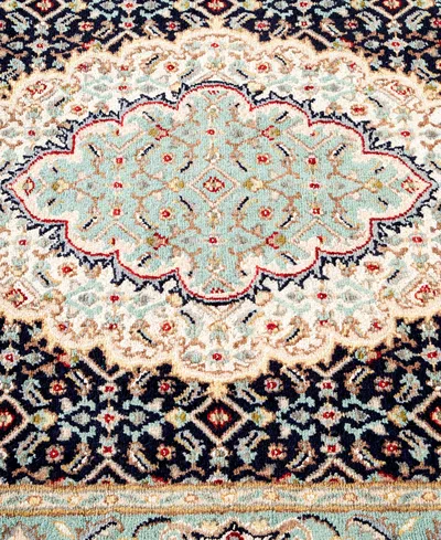 Adorn Hand Woven Rugs Mogul M1798 2'6''x8'1'' Runner Area Rug In Black