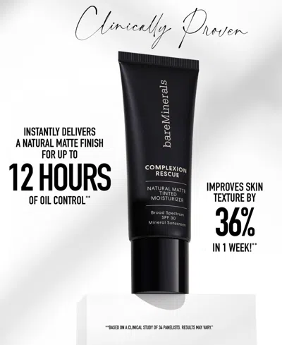 Bareminerals Complexion Rescue Natural Matte Tinted Moisturizer Mineral Spf 30 In Opal 01