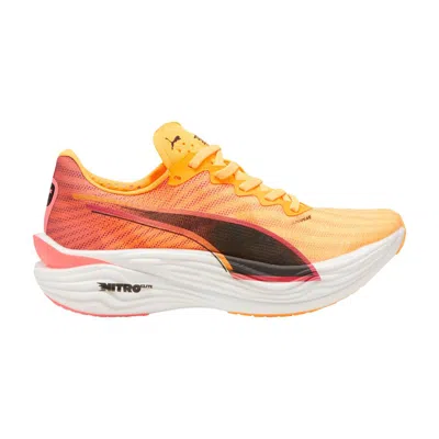 Pre-owned Puma Wmns Deviate Nitro Elite 3 'fade Pack - Sun Stream' In Orange