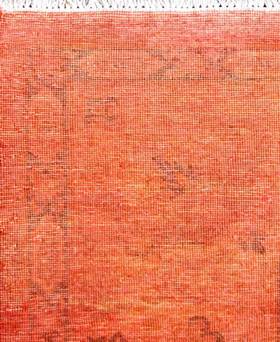 Adorn Hand Woven Rugs Fine Vibrance M1437 4'1''x6' Area Rug In Orange