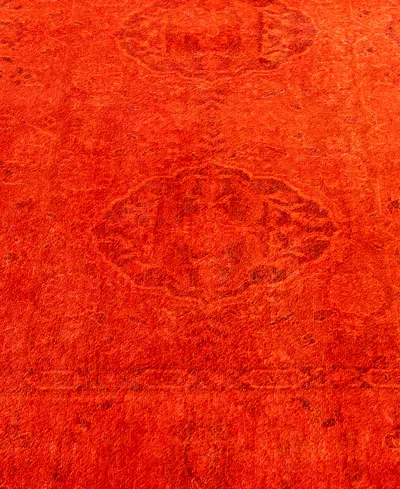 Adorn Hand Woven Rugs Fine Vibrance M1437 4'1''x6' Area Rug In Orange
