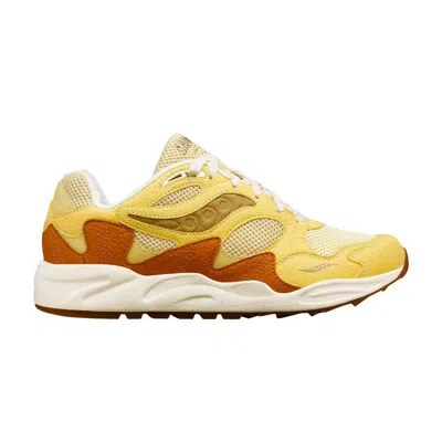 Pre-owned Saucony Grid Shadow 2 'mustard Tan' In Yellow