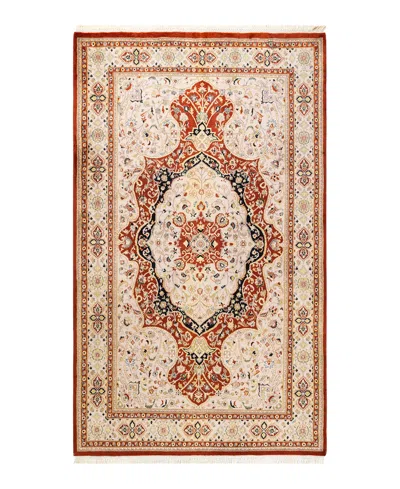 Adorn Hand Woven Rugs Mogul M1659 4'7''x7'7'' Area Rug In Orange