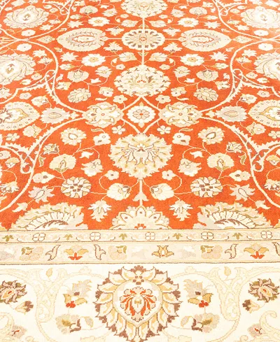 Adorn Hand Woven Rugs Mogul M1394 9'2''x12'4'' Area Rug In Orange