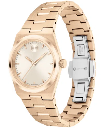 Movado Bold Quest Watch, 28mm In Rose-gold