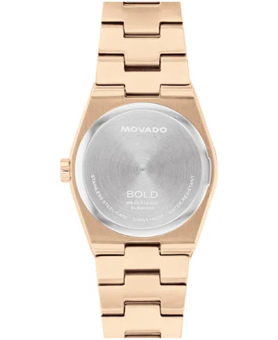 Movado Bold Quest Watch, 28mm In Rose-gold