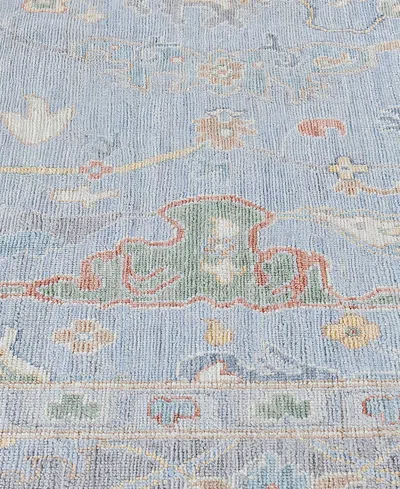 Adorn Hand Woven Rugs Colorful Oushak M1945 8'1''x10'3'' Area Rug In Gray