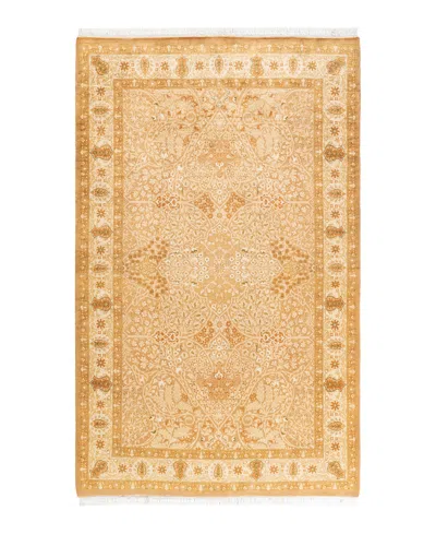 Adorn Hand Woven Rugs Mogul M1278 4'8''x7'5'' Area Rug In Brown