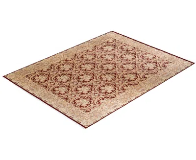 Adorn Hand Woven Rugs Mogul M1339 9'3''x12'1'' Area Rug In Red