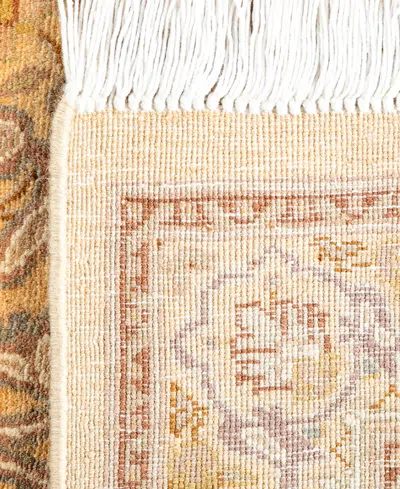 Adorn Hand Woven Rugs Mogul M1585 2'7''x12'9'' Runner Area Rug In Yellow